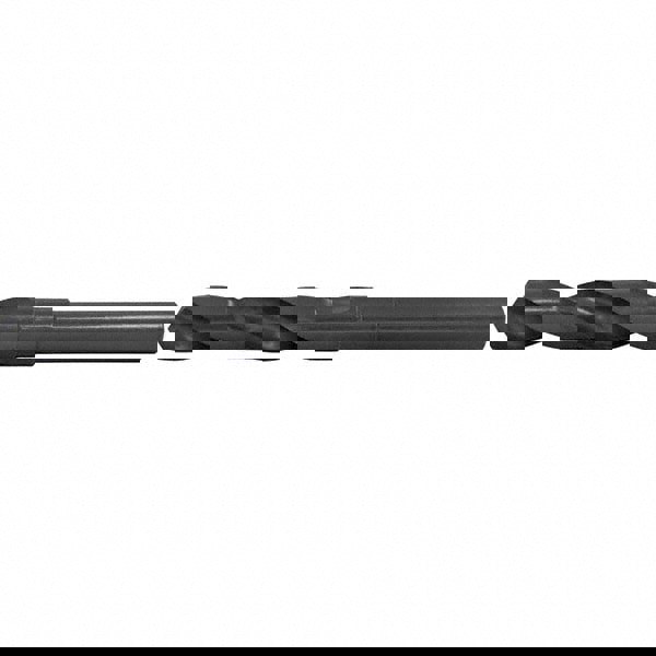 Reduced Shank Drill Bit: 19/32'' Dia, 1/2'' Shank Dia, 118 0, High Speed Steel